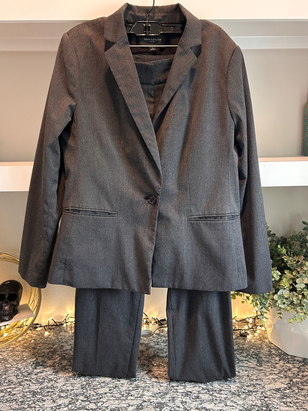 Ann Taylor | Women’s Charcoal Gray Two-Piece Suit